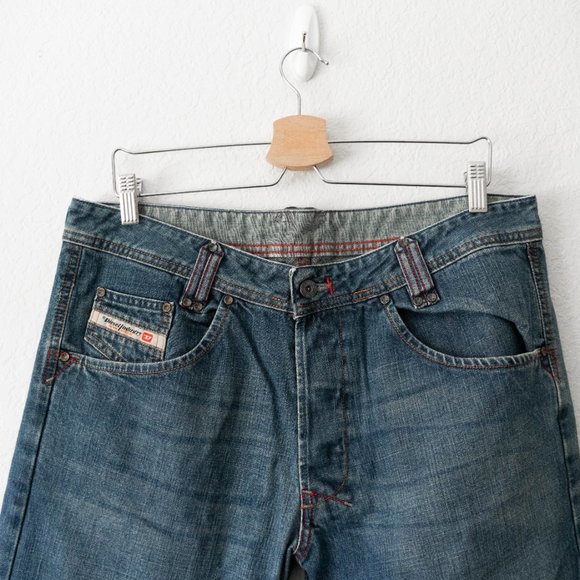 Diesel Industry Mens Yokees Medium Wash Size 33 - Picture 4 of 11